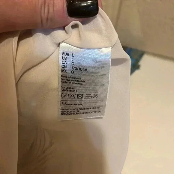 H&M animal print large belted 3/4 sleeve dress - Picture 5 of 9